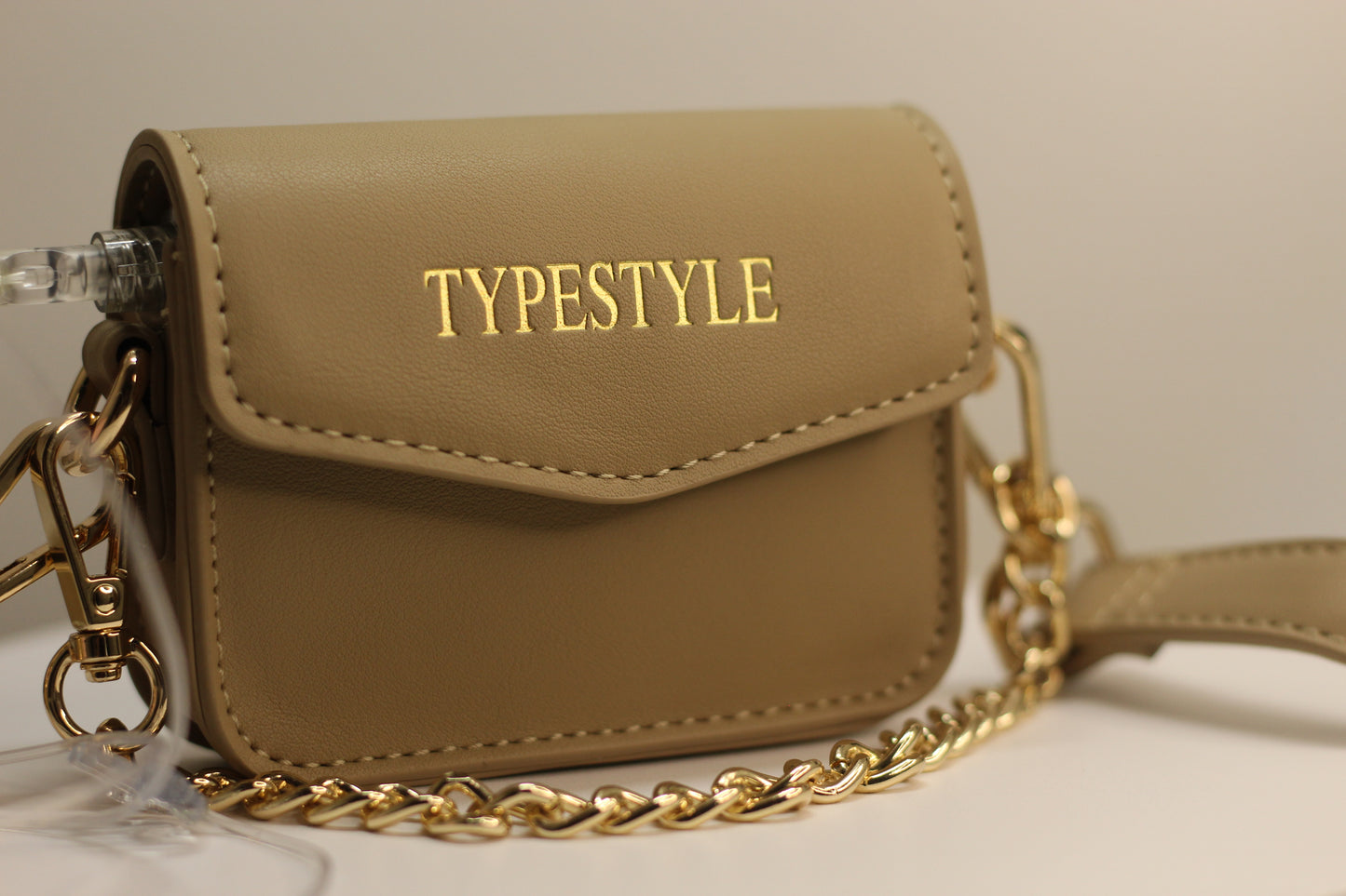 The Signature Satchel-Beige